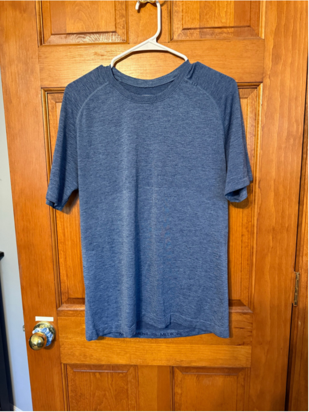 Men's Lululemon Short Sleeve Tee Shirt Blue Size M
